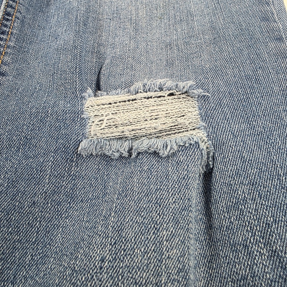 Wallflower Flirty Curvy High Rise Button Fly Flare Denim Distressed Faded Jeans - Picture 4 of 16